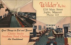 Wilder's Inc. Joplin, MO Postcard Postcard Postcard