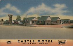 Castle Motel Joplin, MO Postcard Postcard Postcard