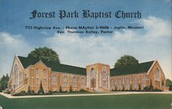 Forest Park Baptist Church Joplin, MO Postcard Postcard Postcard