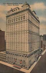 Sheraton-Cadillac Hotel Postcard