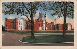 University Hospital, University of Iowa Postcard