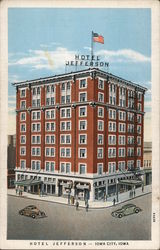 Hotel Jefferson Iowa CIty, IA Postcard Postcard Postcard