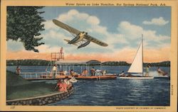 Water Sports on Lake Hamilton Postcard