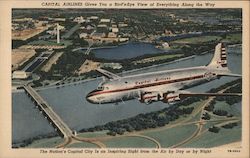 Capital Airlines Gives You a Bird's-Eye View of Everything Along the Way Postcard