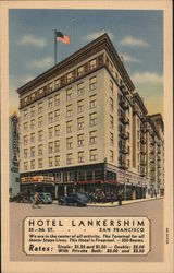 Hotel Lankershim Postcard