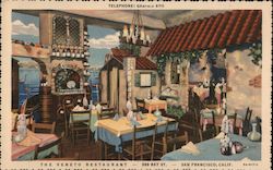 The Veneto Restaurant Postcard