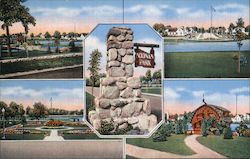 Scenes in Noonan Park Postcard