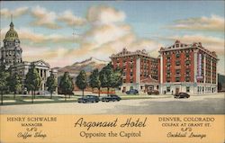 Argonaut Hotel, Opposite the Capitol Postcard