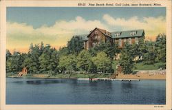 Pine Beach Hotel, Gulf Lake Postcard