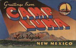 Greetings from Camp Luna - Air Transport Command Training Center Postcard