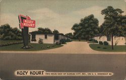 Kozy Kourt Postcard