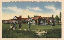 Golf Club House Postcard