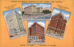 Kloeppel Hotels in Florida Postcard