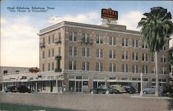 Hotel Edinburg Texas Postcard Postcard Postcard