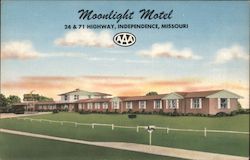 Moonlight Motel Independence, MO Postcard Postcard Postcard