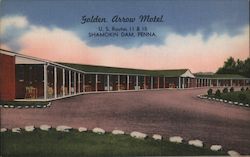 Golden Arrow Motel Postcard