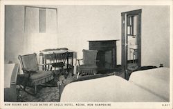 New Rooms and Tiled Baths at Eagle Hotel Postcard