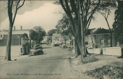 Main Street, Wolfsboro Lake Winnipesaukee, NH Postcard Postcard Postcard