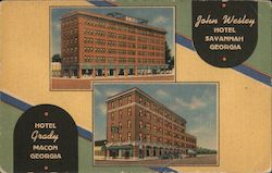 John Wesley Hotel Postcard