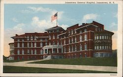 Jamestown General Hospital New York Postcard Postcard Postcard