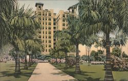 Colonial Towers Hotel Postcard