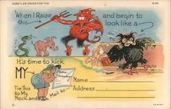 Here's an Order for You Postcard