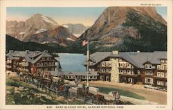 Many Glacier Hotel Postcard