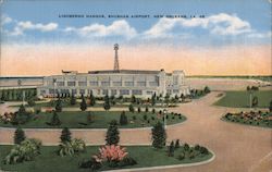 Lindberg Hangar, Shushan Airport Postcard