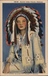 Choctaw Indian Princess Postcard