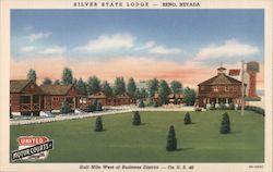 Silver State Lodge Reno, NV Postcard Postcard Postcard