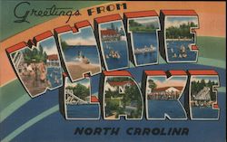 Greetings from White Lake, North Carolina Postcard