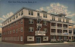 Hotel Royal Palm Carolina Beach, NC Postcard Postcard Postcard