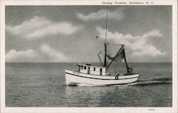 Shrimp Trawler Southport, NC Postcard Postcard Postcard