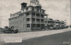Royal Palm Hotel and Fountain Apartments Postcard