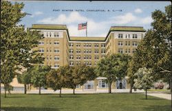 Fort Sumter Hotel Postcard