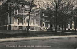 Manchester Memorial Hospital Postcard