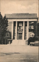 Masonic Temple Manchester, CT Postcard Postcard Postcard