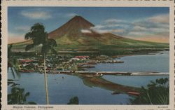 Mayon Volcano Postcard