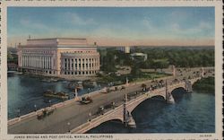 Jones Bridge and Post Office Postcard