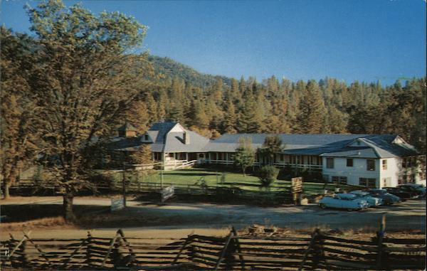 Sierra Sky Guest Ranch, color photo of ranch near Yosemite Oakhurst California