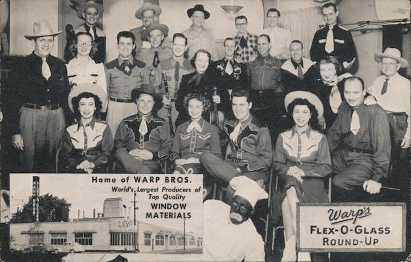 Warp's Flex-O-Glass Round-Up Advertising