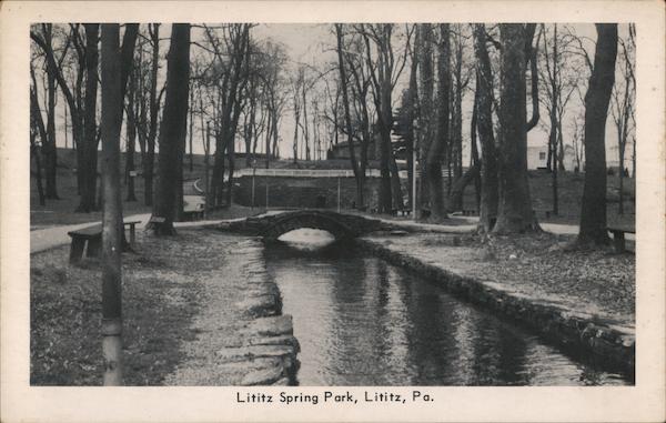 Lititz Spring Park Pennsylvania