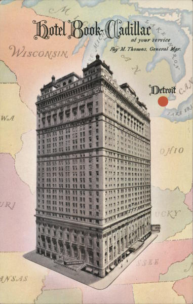Hotel Book-Cadillac Detroit Michigan