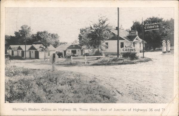 Metting's Modern Cabins St. Joseph Missouri