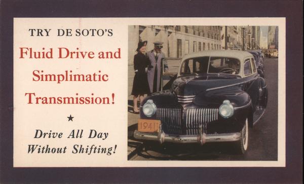 1941 De Soto - Fluid Drive and Simplimatic Transmission