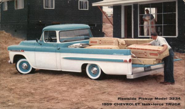 1959 Chevrolet Taskforce Truck Fleetside Pickup Model 3234