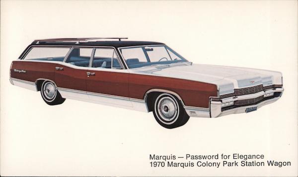1970 Marquis Colony Park Station Wagon Cars
