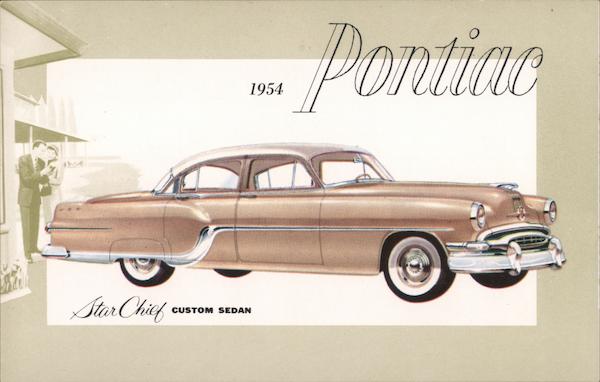 1954 Pontiac Star Chief Custom Sedan Cars
