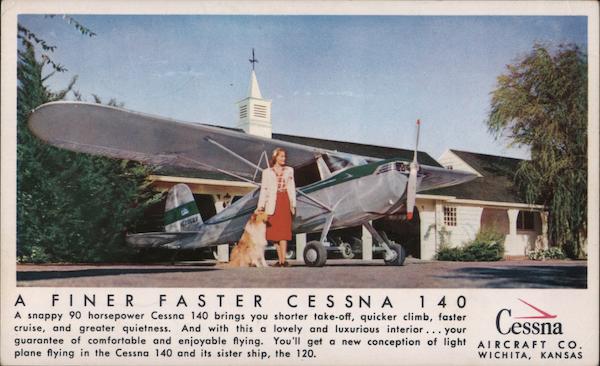 A Finer Faster Cessna 140 Aircraft
