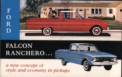 Ford Falcon Ranchero Postcard